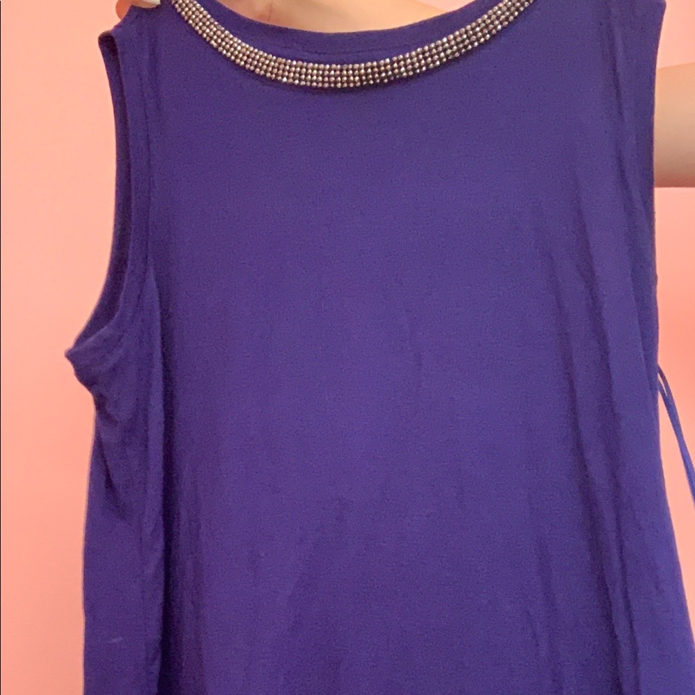 Blue tank top